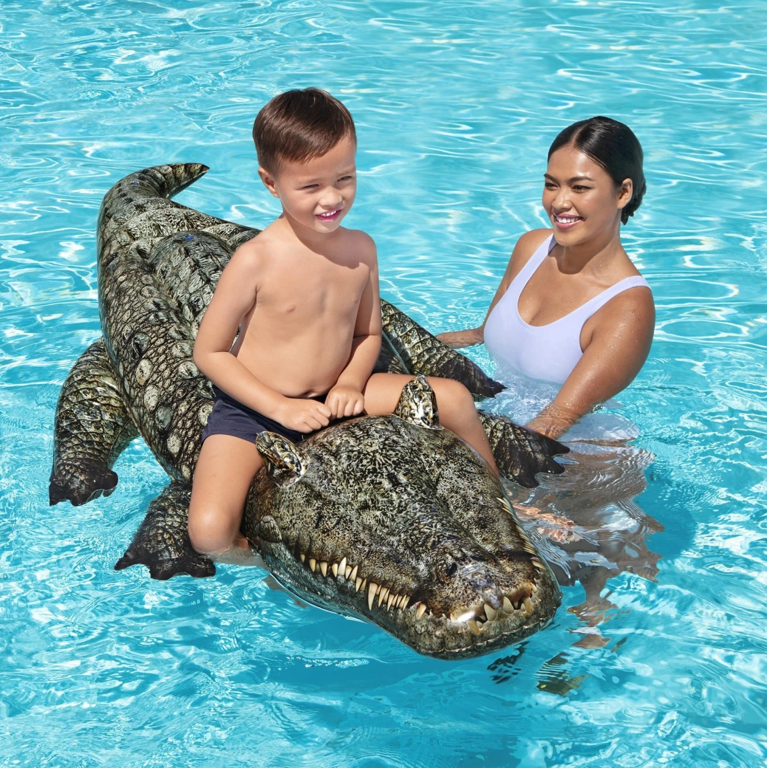 BWT Realistic Reptile™ Inflatable Pool Ride-On From Bestway 1 BWT Realistic Reptile™ Inflatable Pool Ride-On From Bestway