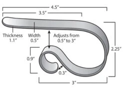 The Original MantleClip® Stocking Holder With Removable Metal Holiday Icons, 2 Pack - Silver Snowflakes 9 The Original MantleClip® Stocking Holder With Removable Metal Holiday Icons, 2 Pack - Silver Snowflakes -Courtyard Home Furnishings Store 995356 5 75f6f421 444d 4cd7 b236 6ca9026aa166