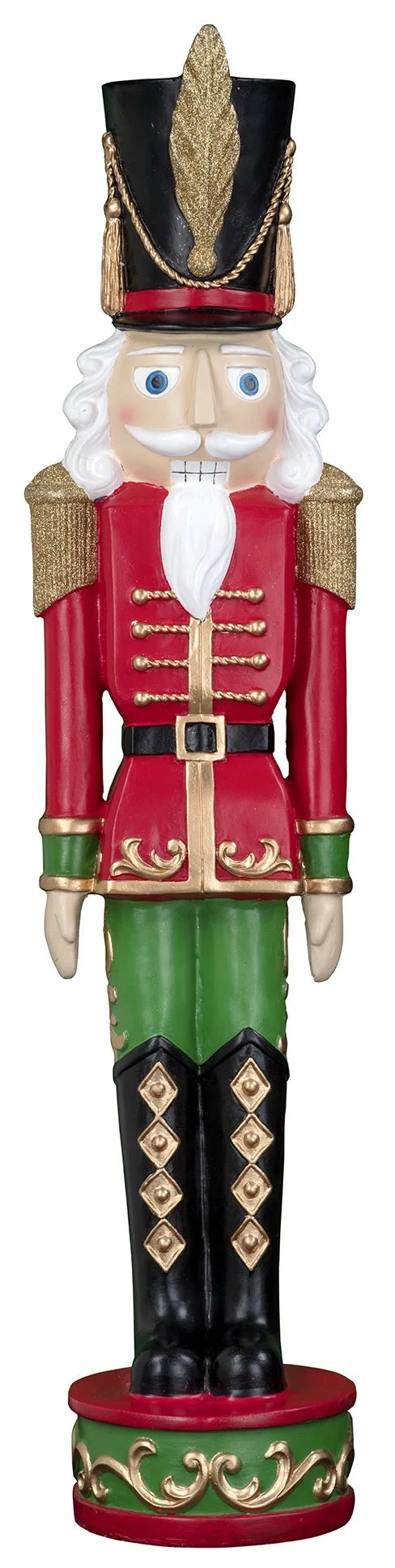 3' Red And Green Christmas Nutcracker 1 3' Red And Green Christmas Nutcracker