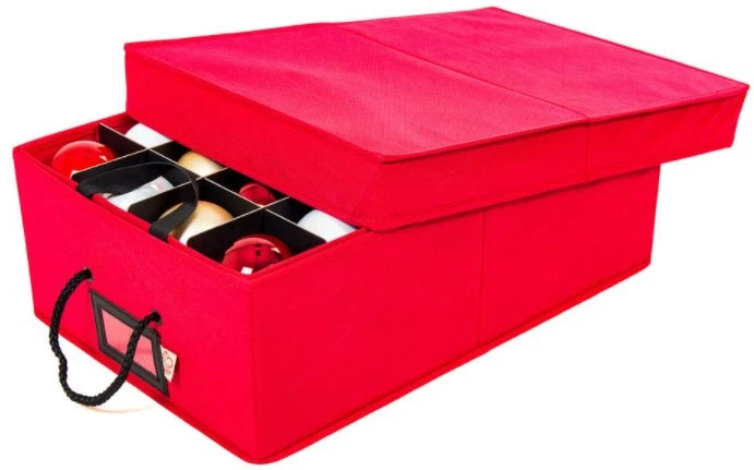 48-Pack Two Tray Christmas Ornament Storage Box 5 48-Pack Two Tray Christmas Ornament Storage Box - Image 5