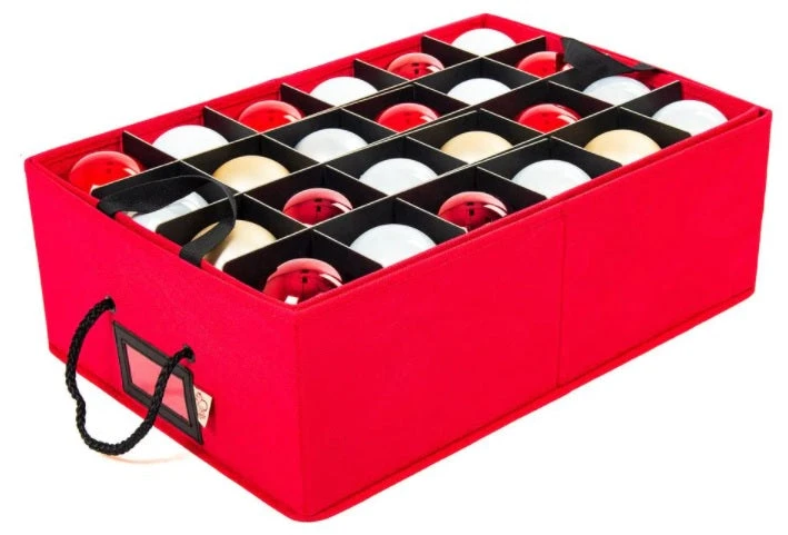 48-Pack Two Tray Christmas Ornament Storage Box 2 48-Pack Two Tray Christmas Ornament Storage Box - Image 2