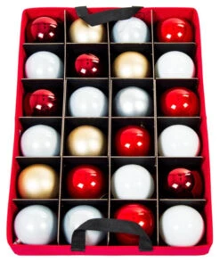 48-Pack Two Tray Christmas Ornament Storage Box 16 48-Pack Two Tray Christmas Ornament Storage Box -Courtyard Home Furnishings Store 995395 7