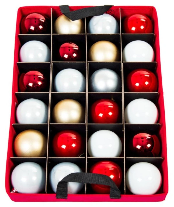 48-Pack Two Tray Christmas Ornament Storage Box 8 48-Pack Two Tray Christmas Ornament Storage Box - Image 8
