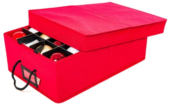 48-Pack Two Tray Christmas Ornament Storage Box 3 48-Pack Two Tray Christmas Ornament Storage Box - Image 3