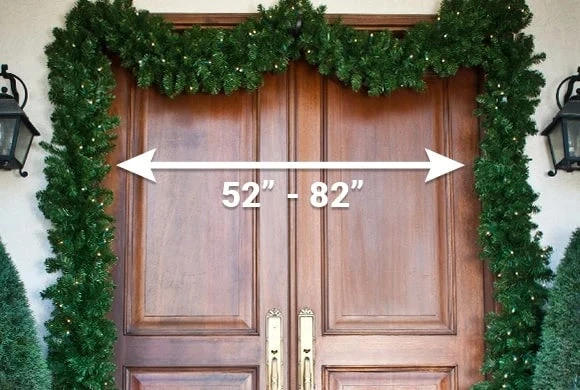 Double Door Garland Hanger (52-82-in Doors) 12 Double Door Garland Hanger (52-82-in Doors) - Image 12