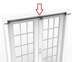 Double Door Garland Hanger (52-82-in Doors) 19 Double Door Garland Hanger (52-82-in Doors) -Courtyard Home Furnishings Store 995398 7