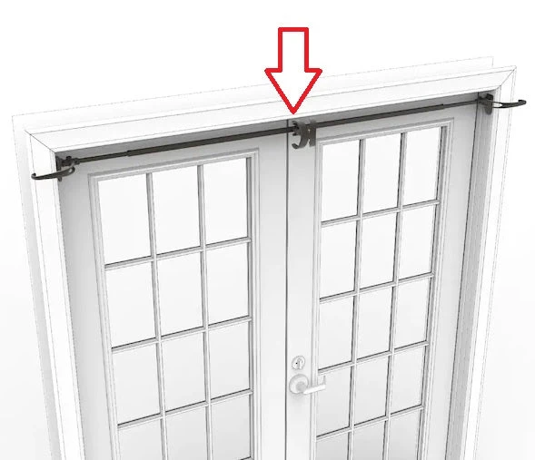 Double Door Garland Hanger (52-82-in Doors) 8 Double Door Garland Hanger (52-82-in Doors) - Image 8