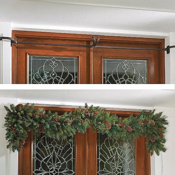 Double Door Garland Hanger (52-82-in Doors) 1 Double Door Garland Hanger (52-82-in Doors)