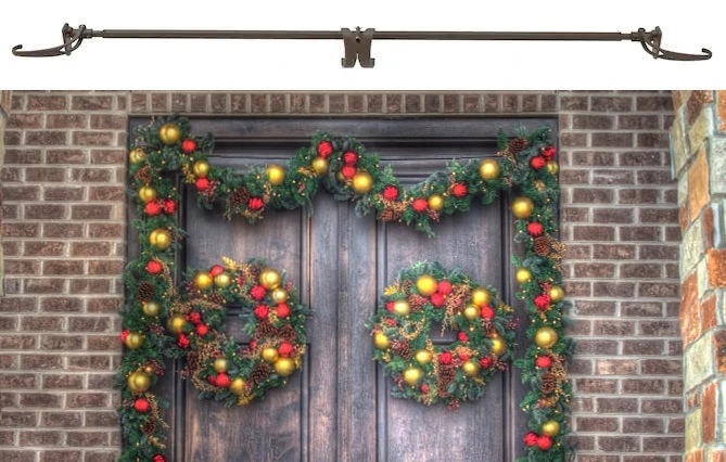 Double Door Garland Hanger (52-82-in Doors) 2 Double Door Garland Hanger (52-82-in Doors) - Image 2