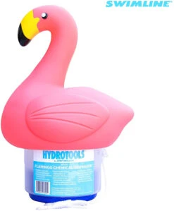 Floating Flamingo Chlorine Dispenser -Courtyard Home Furnishings Store 995438 4