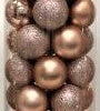 45-Pack Of 60MM Shatterproof Ball Ornaments (Rose Gold/Champagne/Mist Green/Gold)