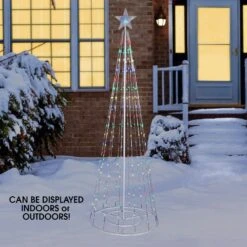 Pre-Lit Artificial Christmas Tree Sculpture With Multi-Colored LED Lights 16 Pre-Lit Artificial Christmas Tree Sculpture With Multi-Colored LED Lights -Courtyard Home Furnishings Store 995930 3