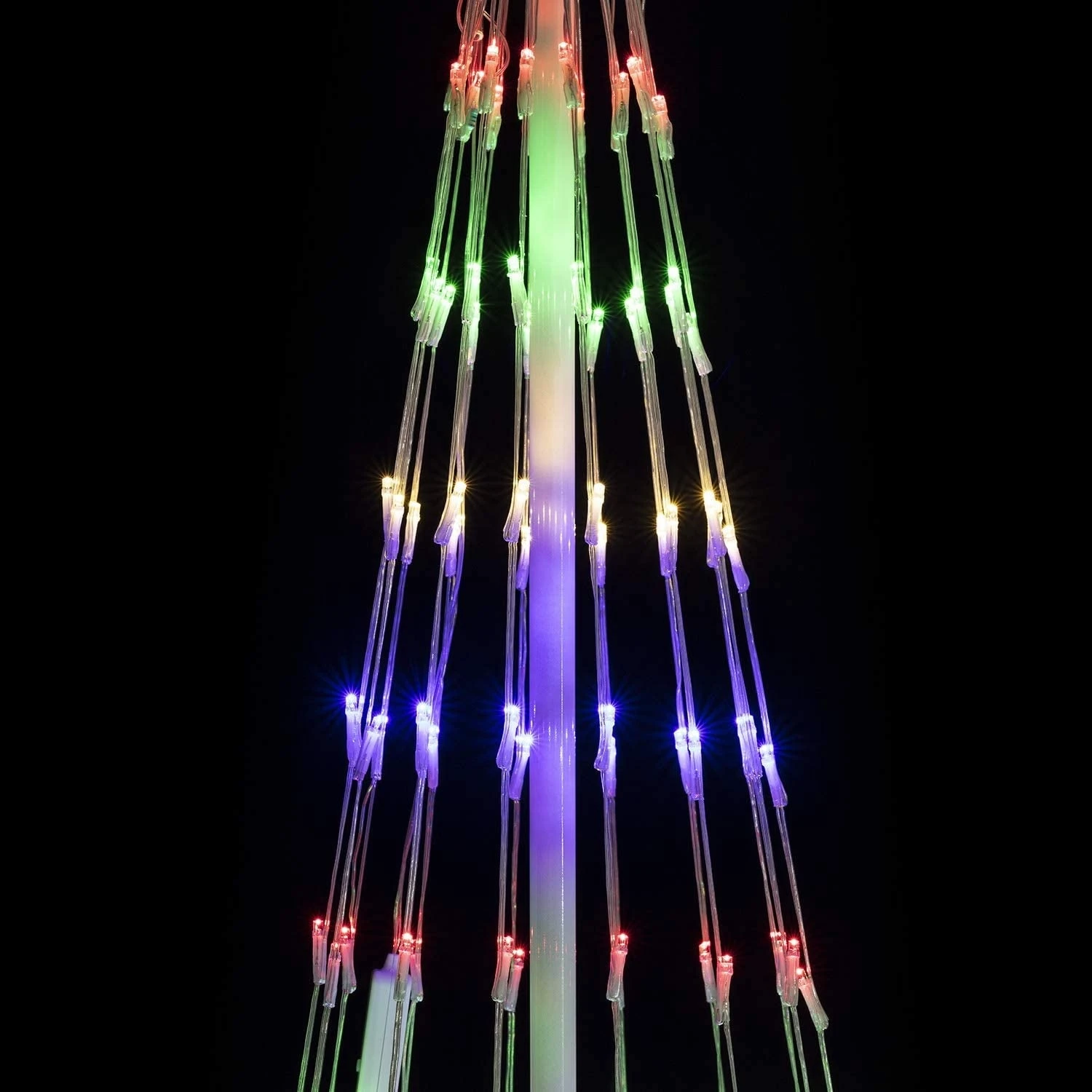 Pre-Lit Artificial Christmas Tree Sculpture With Multi-Colored LED Lights 10 Pre-Lit Artificial Christmas Tree Sculpture With Multi-Colored LED Lights - Image 10