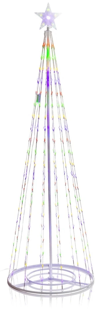 Pre-Lit Artificial Christmas Tree Sculpture With Multi-Colored LED Lights 2 Pre-Lit Artificial Christmas Tree Sculpture With Multi-Colored LED Lights - Image 2