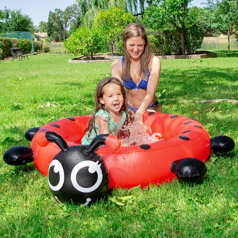 Poolmaster's Inflatable Ladybug Kiddie Pool 4 Poolmaster's Inflatable Ladybug Kiddie Pool - Image 4