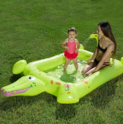 Inflatable Crocodile Spray Pool By Poolmaster -Courtyard Home Furnishings Store 996038 2