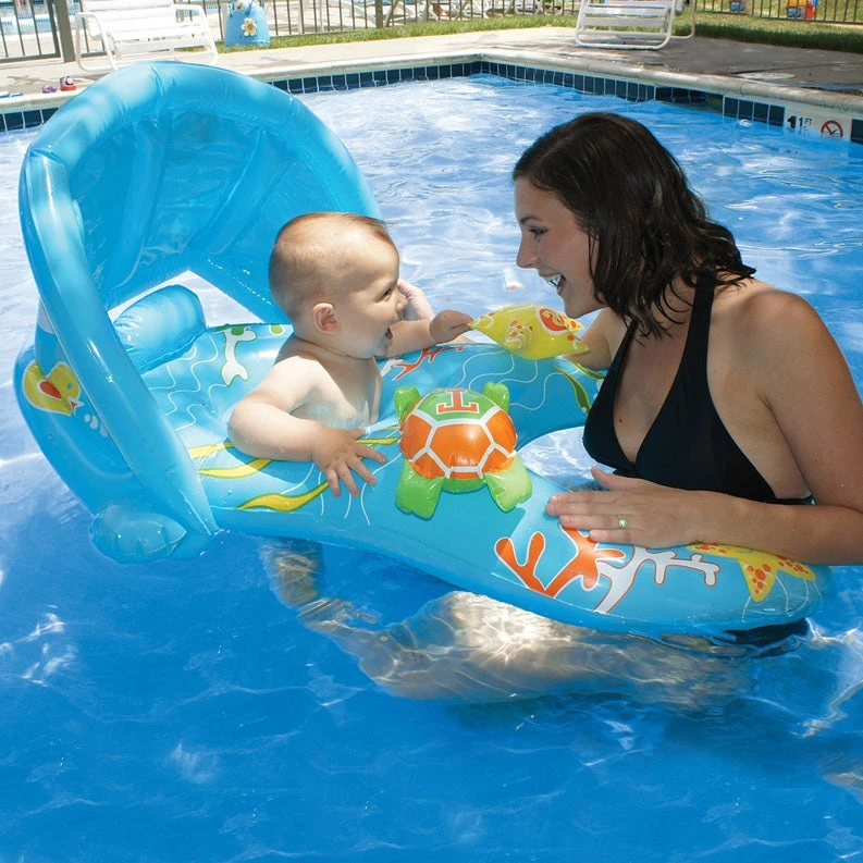Mommy & Me Baby Rider Pool Float By Poolmaster 1 Mommy & Me Baby Rider Pool Float By Poolmaster