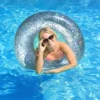 Poolmaster's 36" Silver Inflatable Glitter Swim Tube