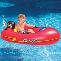 Swimline Kids Inflatable Stinger Speedboat Float -Courtyard Home Furnishings Store 996065 3