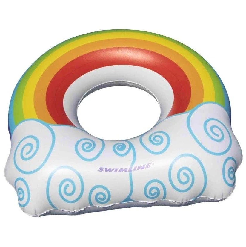 Kid's Rainbow Swim Ring From Swimline 5 Kid's Rainbow Swim Ring From Swimline - Image 5