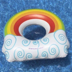Kid's Rainbow Swim Ring From Swimline 11 Kid's Rainbow Swim Ring From Swimline -Courtyard Home Furnishings Store 996082 6