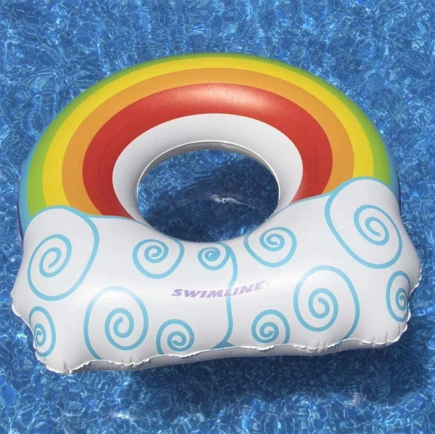 Kid's Rainbow Swim Ring From Swimline 6 Kid's Rainbow Swim Ring From Swimline - Image 6