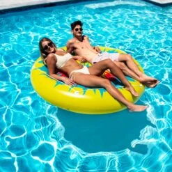 72" Tie Dye Island Lounger From Swimline 7 72" Tie Dye Island Lounger From Swimline -Courtyard Home Furnishings Store 996092 2