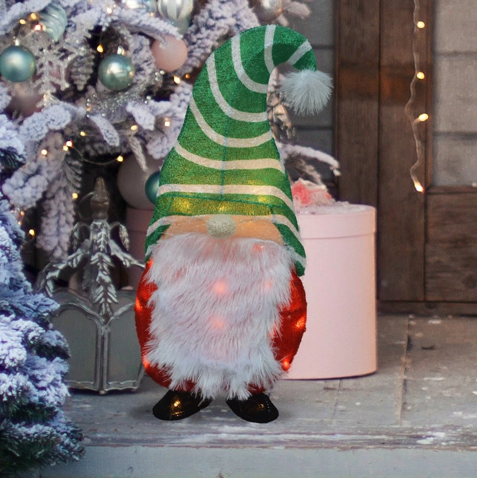 Pre-Lit 3D Gnome Outdoor Yard Decor 1 Pre-Lit 3D Gnome Outdoor Yard Decor
