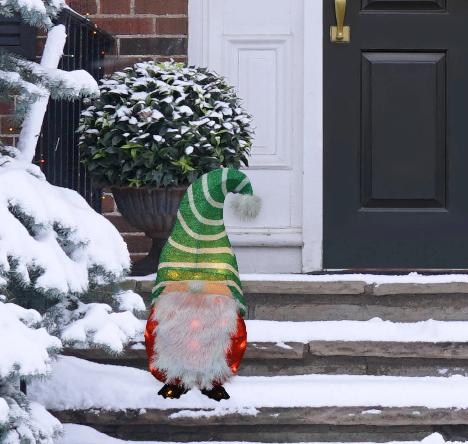 Pre-Lit 3D Gnome Outdoor Yard Decor 2 Pre-Lit 3D Gnome Outdoor Yard Decor - Image 2