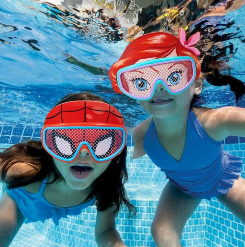 SwimWays Character Mask Kids Deluxe Swim Goggles 1 SwimWays Character Mask Kids Deluxe Swim Goggles