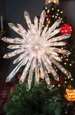13.5" Warm White LED Starburst Christmas Tree Topper -Courtyard Home Furnishings Store 996881 2