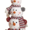 26" Snowman Stack Plush Decoration