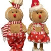 20" Christmas Plush Gingerbread Figurine Decoration