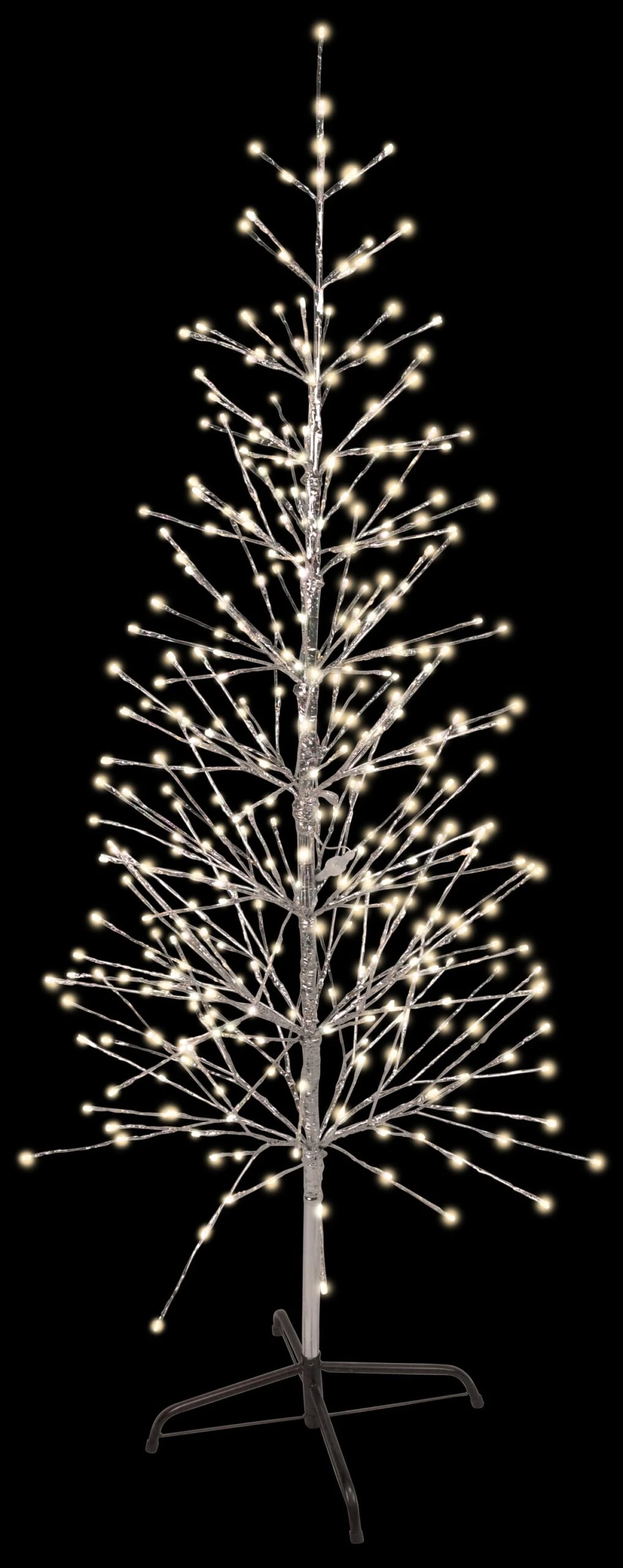 5.5' Color-Changing LED Silver-Wrapped Birch Tree (Warm White To Multi) 3 5.5' Color-Changing LED Silver-Wrapped Birch Tree (Warm White To Multi) - Image 3