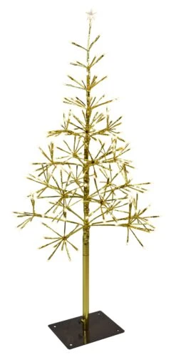 Gold/Warm White LED Shimmering Tree Decoration -Courtyard Home Furnishings Store 997050