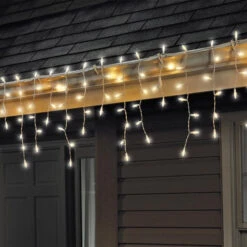 Set Of 100 Extra Bright T5 LED Icicle Lights 25 Set Of 100 Extra Bright T5 LED Icicle Lights -Courtyard Home Furnishings Store 997059 2