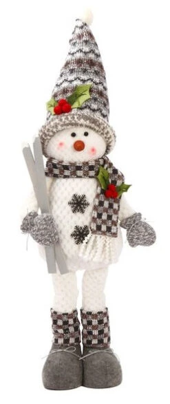 28" Standing Snowman With Scarf & Hat Winter Decoration 13 28" Standing Snowman With Scarf & Hat Winter Decoration -Courtyard Home Furnishings Store 997128 7