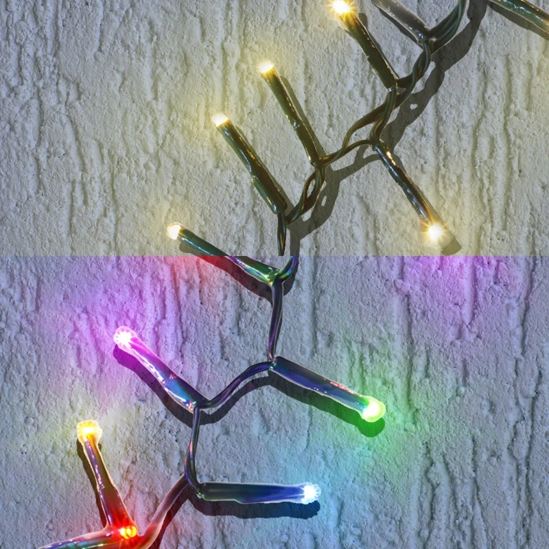 500 Starry Lights - 10 Function - Warm White & Multi-Colored String Light Set 1 500 Starry Lights - 10 Function - Warm White & Multi-Colored String Light Set