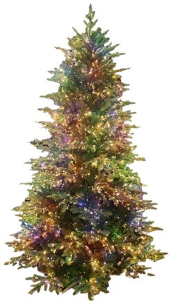 7.5' Deluxe Kensington Fir Pre-Lit Artificial Christmas Tree