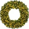 60" Bristol Pine Twinkling Pre-Lit LED Wreath