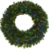 36" Artificial Bristol Pine Wreath Pre-Lit With 350 Twinkle Lights