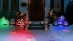 14" Twinkling LED Red/Green/Blue Snowburst (3-Pack) -Courtyard Home Furnishings Store 997469