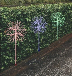 14" Twinkling LED Red/Green/Blue Snowburst (3-Pack) -Courtyard Home Furnishings Store 997469 6