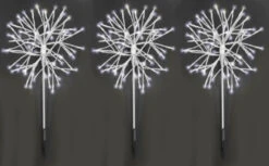 14" Twinkling LED Pure White Snowburst (3-Pack) -Courtyard Home Furnishings Store 997470 5