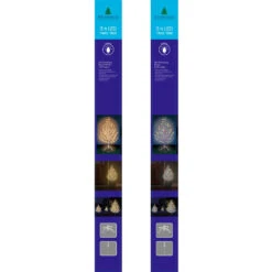 3' Twig Tree Decoration With Twinkling 5MM LED Lights -Courtyard Home Furnishings Store 997471 5