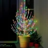 3' Twig Tree Decoration With Twinkling 5MM LED Lights