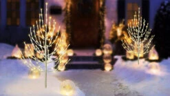 3' Twig Tree Decoration With Twinkling 5MM LED Lights -Courtyard Home Furnishings Store 997472