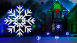 15.5" LED Hi-Vibrant Snowflake Decoration 7 15.5" LED Hi-Vibrant Snowflake Decoration -Courtyard Home Furnishings Store 997477 2