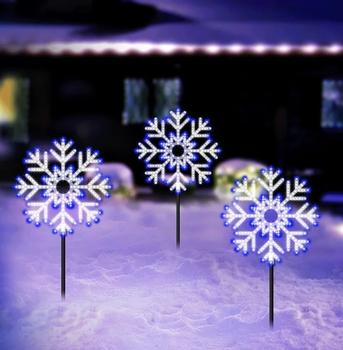 15.5" LED Hi-Vibrant Snowflake Decoration 2 15.5" LED Hi-Vibrant Snowflake Decoration - Image 2