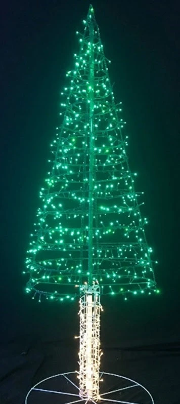 Green And Warm White Twinkling Starry LED Alpine Tree Decoration 6 Green And Warm White Twinkling Starry LED Alpine Tree Decoration - Image 6
